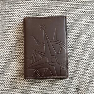 Brown Leather Passport Holder